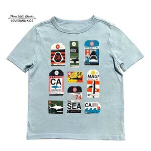 Gap Kids XS Travel Graphic Tee Shirt